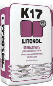 Сухие смеси.Клей для керамической плитки Litokol K17 25 кг ― KeramikPRO.ru Интернет магазин