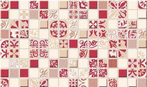 Азори. Декор  Vento Carmine Mosaic 20х30 ― KeramikPRO.ru Интернет магазин