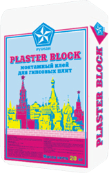 Плиточный клей.Русеан/Клей для пазогребневых плит Plaster blok 20 кг ― KeramikPRO.ru Интернет магазин