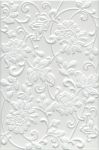 Kerama Marazzi. Настенная плитка  Аджанта цветы белый  20х30