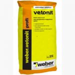 Сухие смеси. Плиточный Клей Vetonit PROFI (25кг)